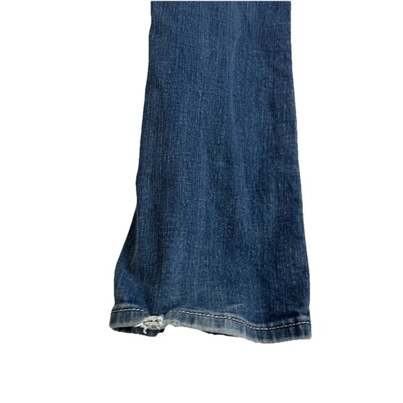 MISS ME Jeans Womans 26 Blue Low Rise Boot Cut Rhinestone Western Y2K - Picture 3 of 13